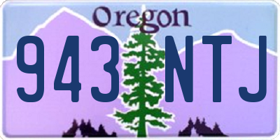 OR license plate 943NTJ
