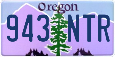 OR license plate 943NTR
