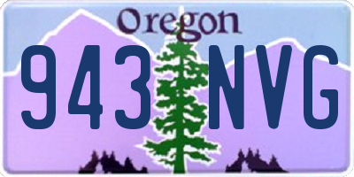 OR license plate 943NVG