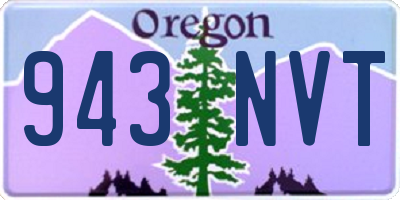OR license plate 943NVT