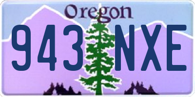 OR license plate 943NXE