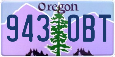 OR license plate 943OBT