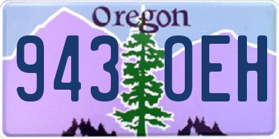 OR license plate 943OEH