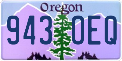 OR license plate 943OEQ