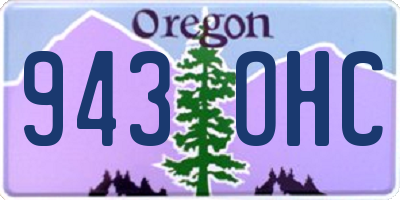 OR license plate 943OHC