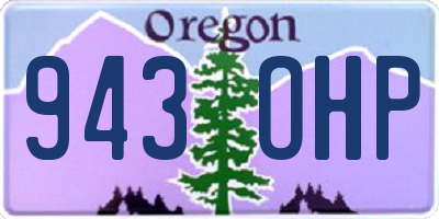 OR license plate 943OHP
