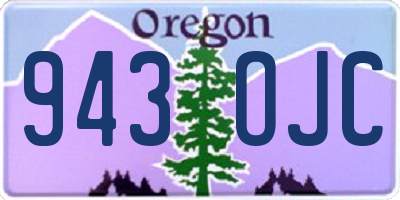 OR license plate 943OJC