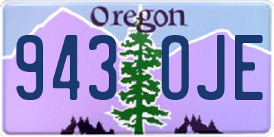 OR license plate 943OJE