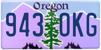 OR license plate 943OKG