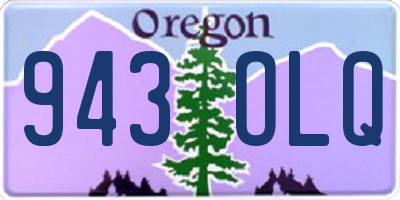 OR license plate 943OLQ
