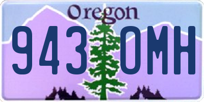 OR license plate 943OMH