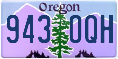 OR license plate 943OQH
