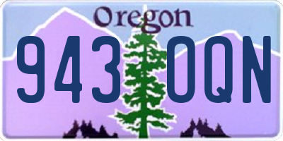 OR license plate 943OQN