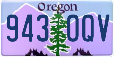 OR license plate 943OQV