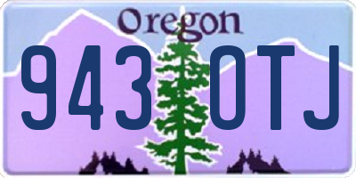 OR license plate 943OTJ