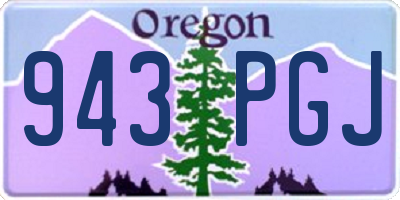 OR license plate 943PGJ