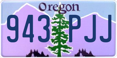 OR license plate 943PJJ