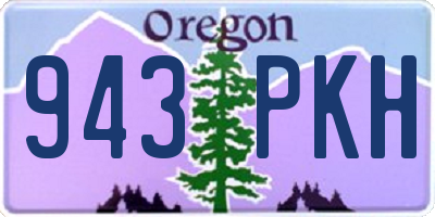 OR license plate 943PKH