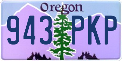 OR license plate 943PKP