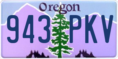 OR license plate 943PKV