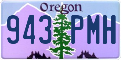 OR license plate 943PMH