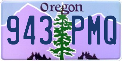 OR license plate 943PMQ