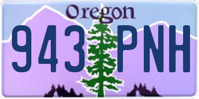 OR license plate 943PNH