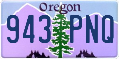 OR license plate 943PNQ