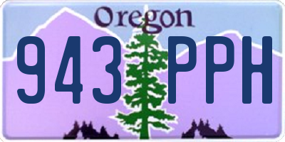 OR license plate 943PPH