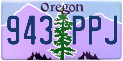 OR license plate 943PPJ