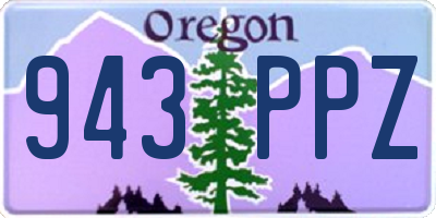 OR license plate 943PPZ