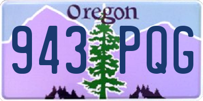 OR license plate 943PQG