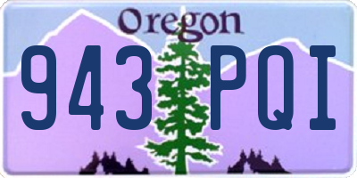 OR license plate 943PQI