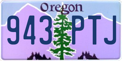 OR license plate 943PTJ