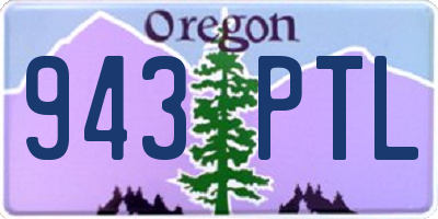OR license plate 943PTL