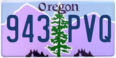 OR license plate 943PVQ