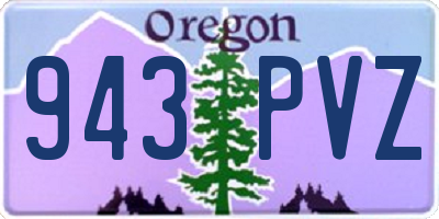 OR license plate 943PVZ