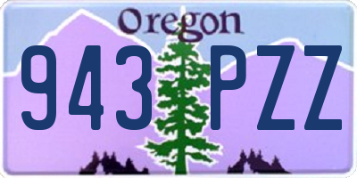 OR license plate 943PZZ