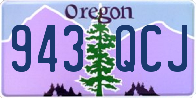 OR license plate 943QCJ