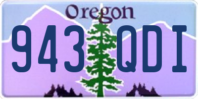 OR license plate 943QDI