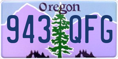OR license plate 943QFG