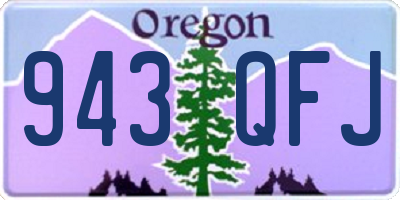 OR license plate 943QFJ
