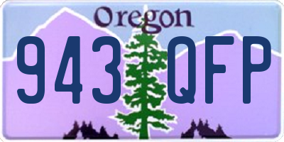 OR license plate 943QFP