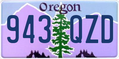 OR license plate 943QZD