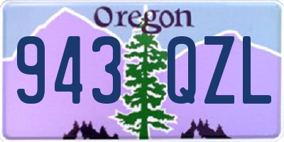 OR license plate 943QZL
