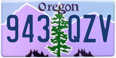 OR license plate 943QZV