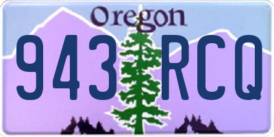OR license plate 943RCQ