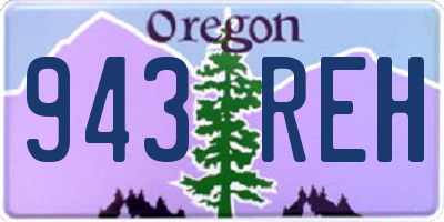 OR license plate 943REH