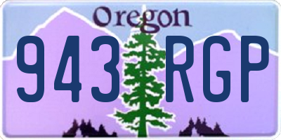 OR license plate 943RGP