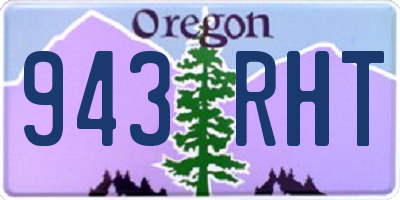 OR license plate 943RHT